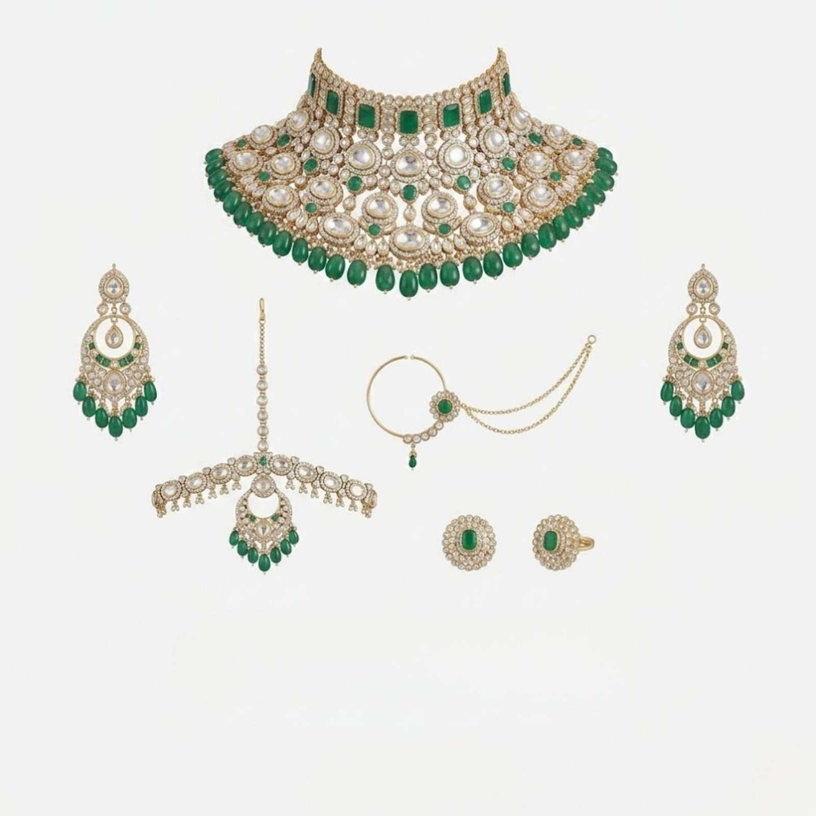HMG Fashions Heritage Shadow Full Bridal Set - Image 3