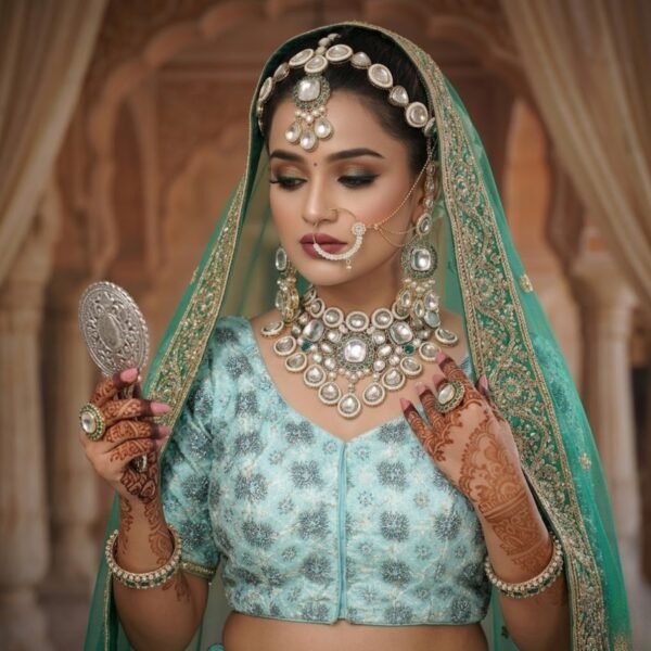 Mint Royale Kundan Semi-Bridal Set